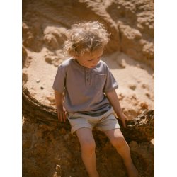 Lil' Atelier Shorts Dolie Fin loose Moss Gray