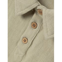 Lil' Atelier Bluse SS Dolie Loose Shirt Moss Gray