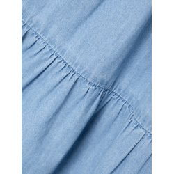Name It Kjole SL Denim Signe Medium Blue Denim