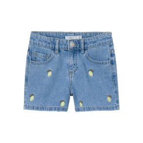 Name It Denim Shorts Bella Lemon Light Blue Denim