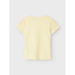 Name It T-shirt SS Vibse Slim Double Cream