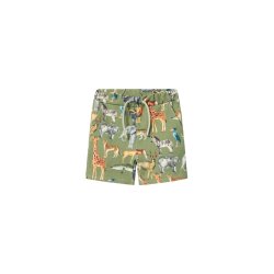 Name It Shorts Jasen Sweat Long Oil Green