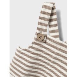 Lil' Atelier Buksedragt Jonas Short Loose Overall Mocha Meringue