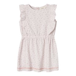 Lil' Atelier Kjole Jonina SL Lilac Ash