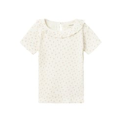 Lil' Atelier T-shirt SS Hulla Slim Coconut Milk
