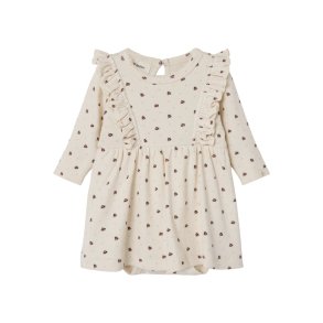 Lil' Atelier Kjolebody LS Gago Kne Mariehne Whitecap Gray