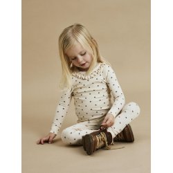 Lil' Atelier Bluse LS Gago Kna Mariehne Slim Whitecap Gray