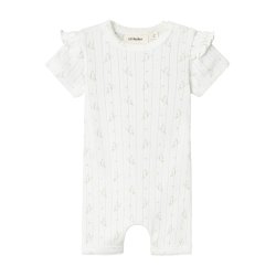 Lil' Atelier Sommerdragt SS Doa Sunsuit Coconut Milk