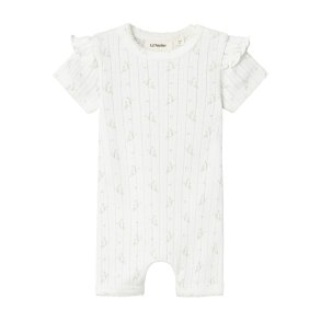 Lil' Atelier Sommerdragt SS Doa Sunsuit Coconut Milk