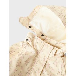 Lil' Atelier Jakke Gerda Long AOP Bleached Sand