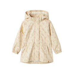 Lil' Atelier Jakke Gerda Long AOP Bleached Sand