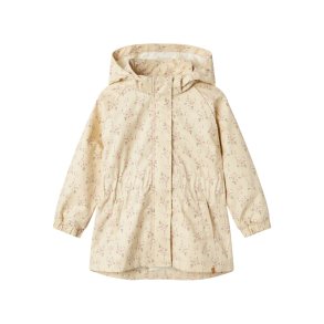 Lil' Atelier Jakke Gerda Long AOP Bleached Sand