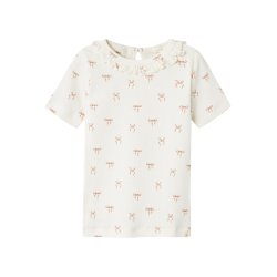 Lil' Atelier Bluse SS Gavo Esi Slim Coconut Milk