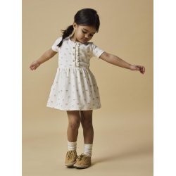 Lil' Atelier Kjole SS Gavo Emi Coconut Milk