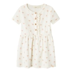 Lil' Atelier Kjole SS Gavo Emi Coconut Milk