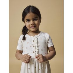 Lil' Atelier Kjole SS Gavo Emi Coconut Milk