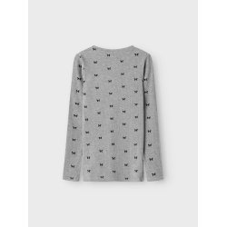 Name It Bluse LS Dans XSL Grey Melange