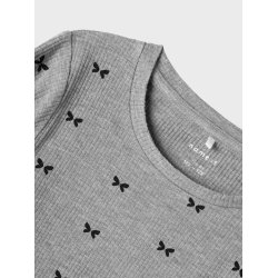 Name It Bluse LS Dans XSL Grey Melange