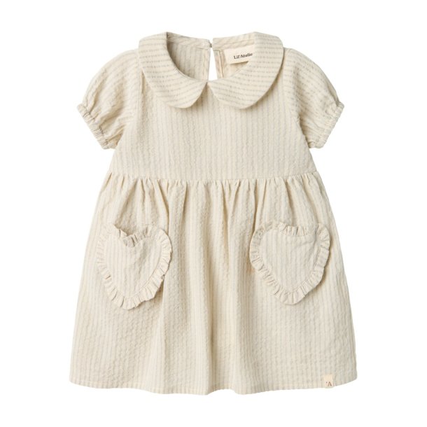 Lil' Atelier Kjole SS Folly Loose Vapor Blue