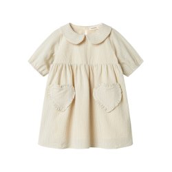 Lil' Atelier Kjole SS Folly Loose Vapor Blue