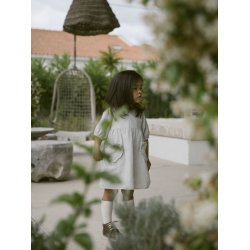 Lil' Atelier Kjole SS Folly Loose Vapor Blue