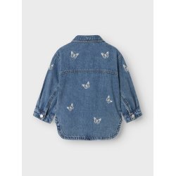 Name It Cowboyjakke Nina Butterfly Medium Blue Denim