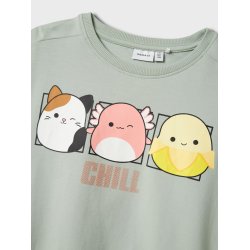 Name It Sweatshirt LS Momira Squishmallows Aqua Gray