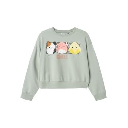 Name It Sweatshirt LS Momira Squishmallows Aqua Gray