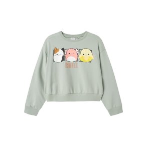 Name It Sweatshirt LS Momira Squishmallows Aqua Gray