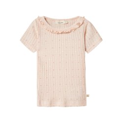 Lil' Atelier Bluse Mini SS Hulla Hua Slim Peach Blush