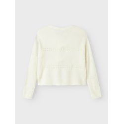Name It Cardigan Kids LS Strik Urikka Cloud Dancer