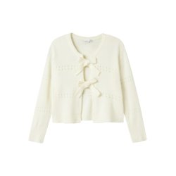 Name It Cardigan Kids LS Strik Urikka Cloud Dancer