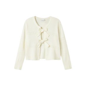 Name It Cardigan Kids LS Strik Urikka Cloud Dancer