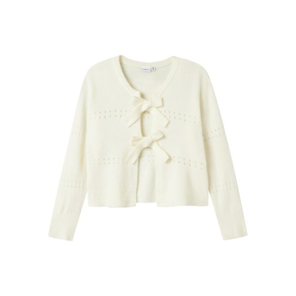 Name It Cardigan Kids LS Strik Urikka Cloud Dancer