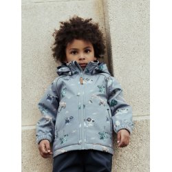 Name It Softshell Jakke Mini Alfa08 AOP Flint Stone