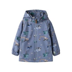 Name It Softshell Jakke Mini Alfa08 AOP Flint Stone