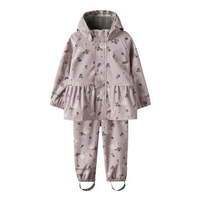 Name It Regns�t Mini Dry10 Rain Set AOP Keepsake Lilac