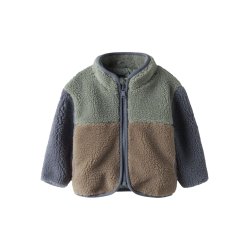 Name It Fleece Jakke Baby Mimba Sherpa Chinois Green