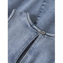 Name It Kjole Mini SL Amelia Medium Blue Denim