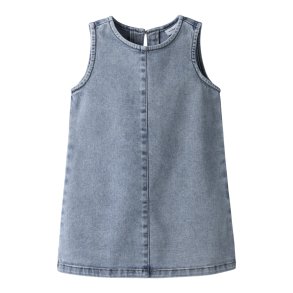 Name It Kjole Mini SL Amelia Medium Blue Denim