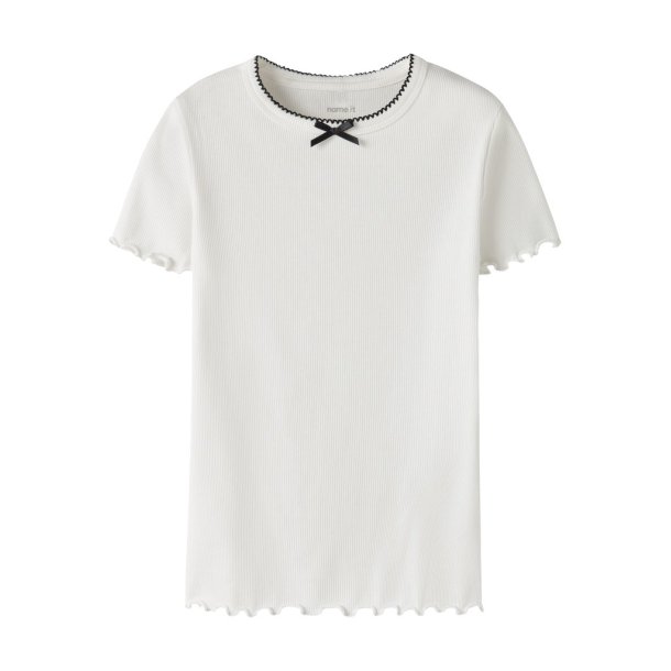 Name It T-shirt Kids SS Fiona Slim Cloud Dancer