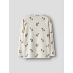 Lil' Atelier Bluse Mini LS Layo Sio Slim Coconut Milk