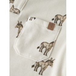 Lil' Atelier Bluse Mini LS Layo Sio Slim Coconut Milk