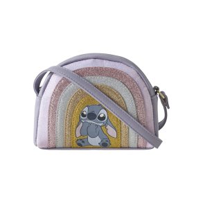 Name It Skuldertaske Disa Stitch Glitter Lavender Gray