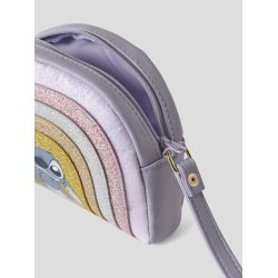 Name It Skuldertaske Disa Stitch Glitter Lavender Gray