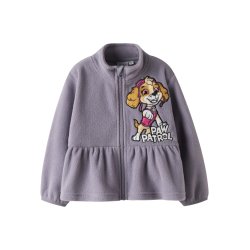 Name It Fleece Jakke Mini Jadda Paw Patrol Lavender Gray