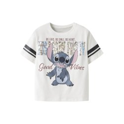 Name It T-shirt Kids SS Dymi Stitch Cloud Dancer