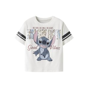 Name It T-shirt Kids SS Dymi Stitch Cloud Dancer