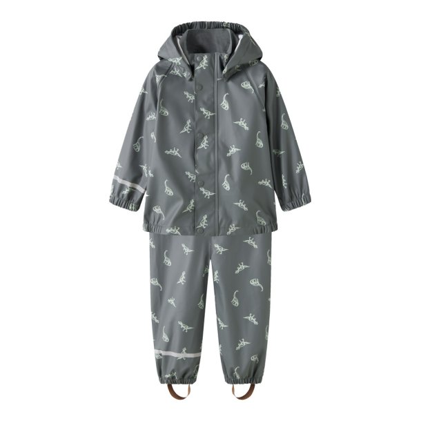 Name It Regns�t Dry10 Rain Set AOP Balsam Green