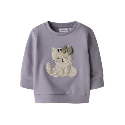 Name It Sweatshirt Baby LS Cathy Lavender Gray